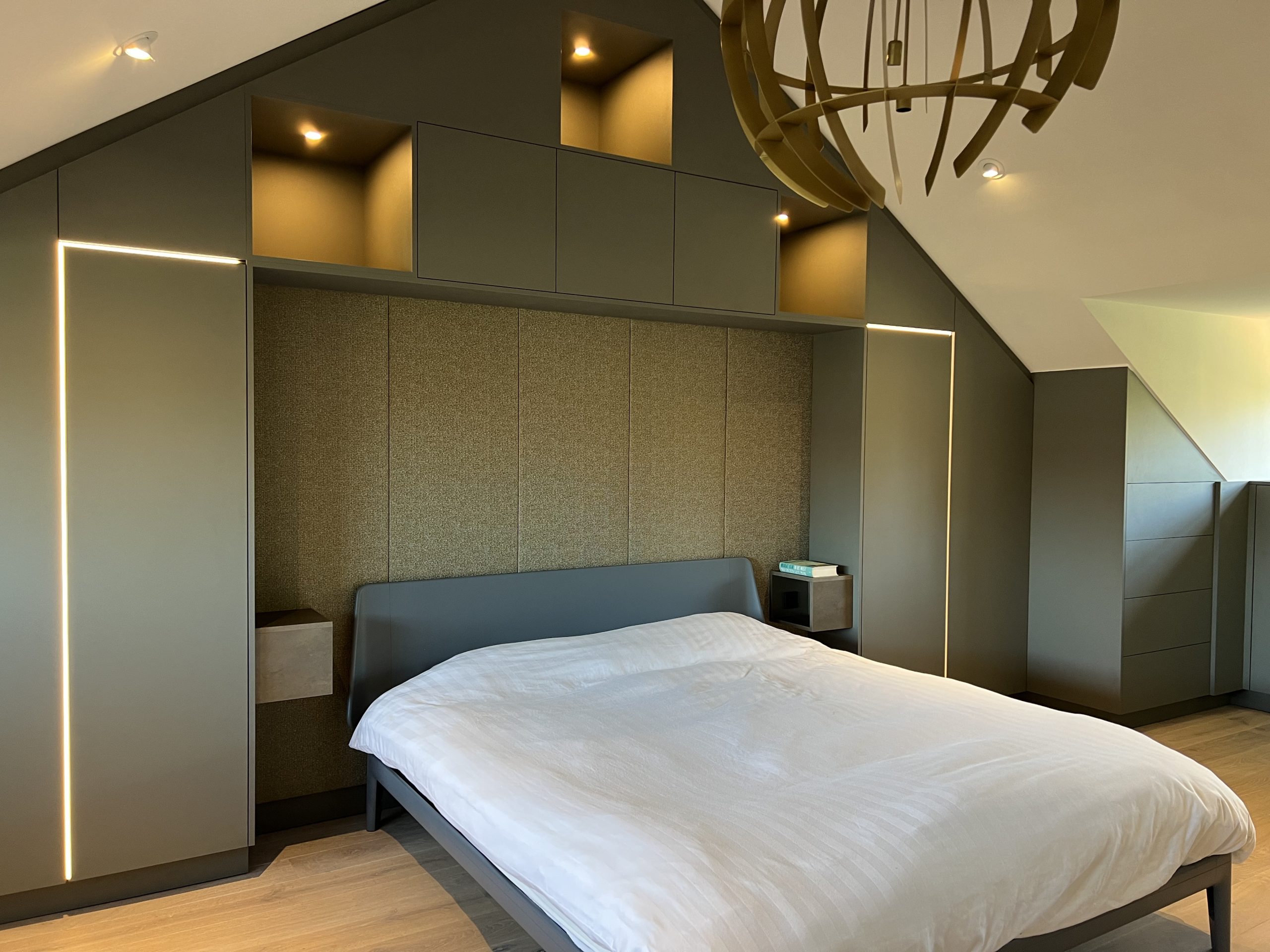 Leddetails luxe slaapkamer